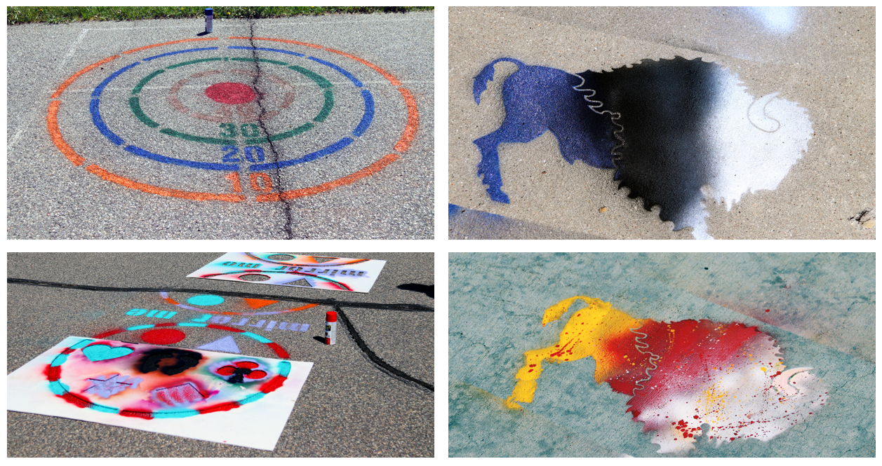 images of stencil art