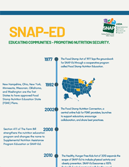 Thumbnail of SNAP-Ed infographic timeline