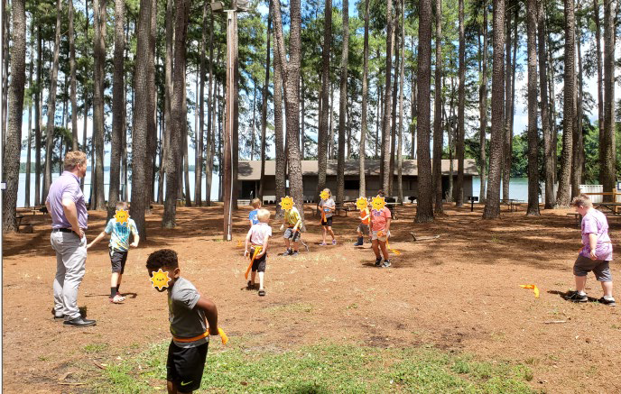 kids play outside