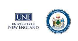 UNE: University of New England and Department of Health and Human Services lgog