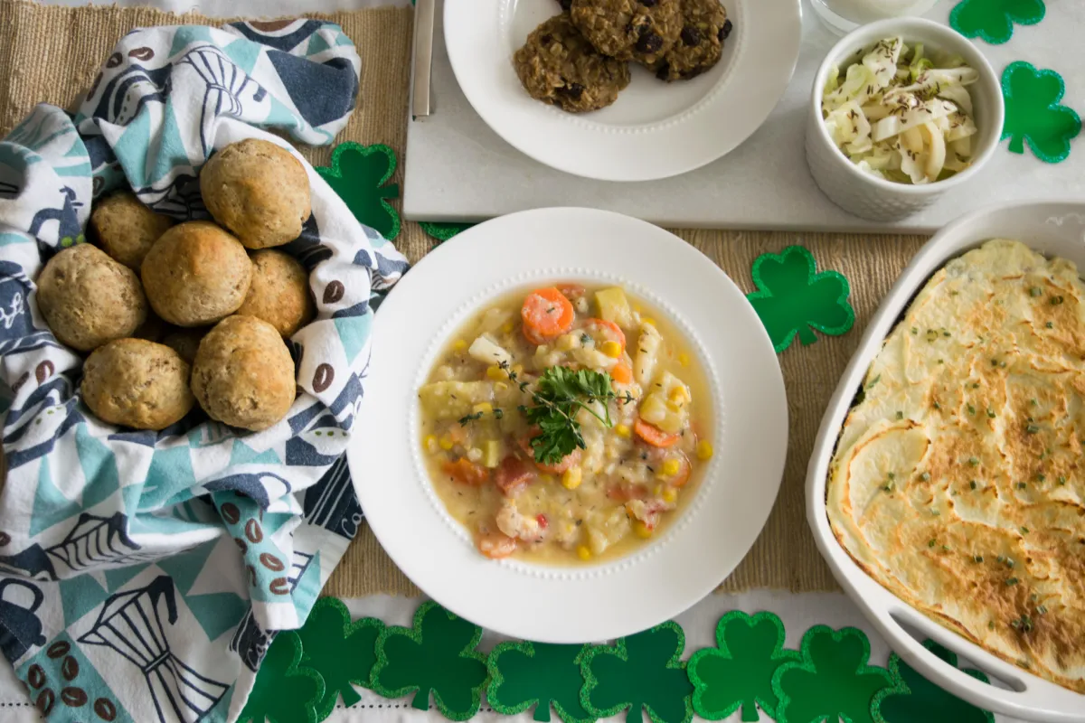 st patrick's day menu