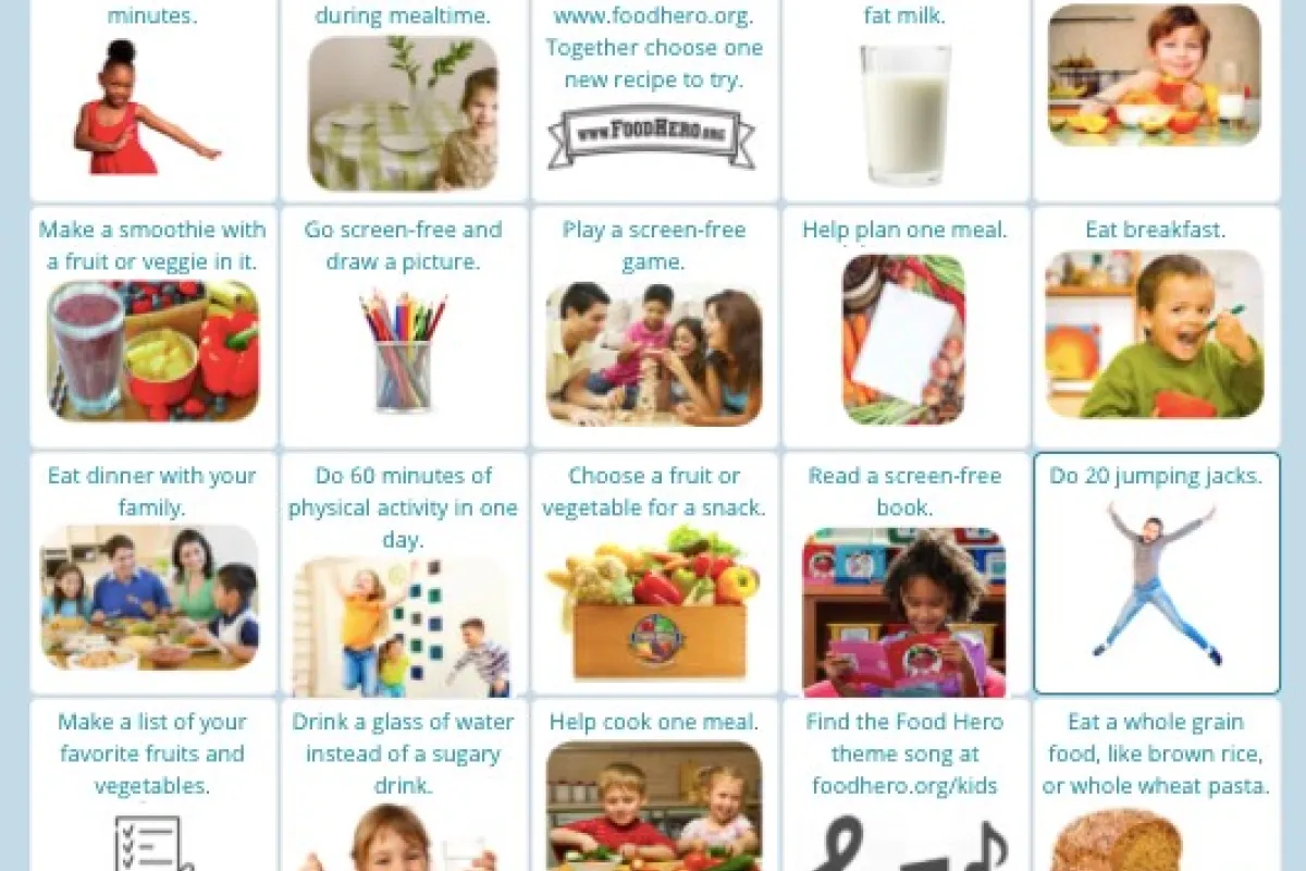 Sample Bingo Card