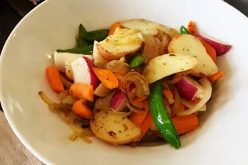 spring vegetable saute