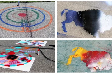 Stencil Art for Wyoming SNAP-Ed project
