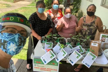 FTG seedling distribution with agency staff