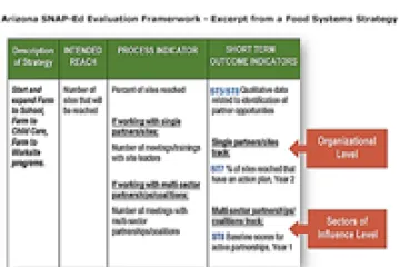 Chart from Arizona SNAP-Ed Evaluation Framework-Excerpt of a Food Systems Strategy