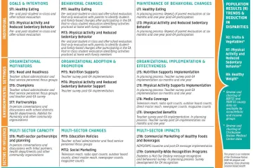 Table - Chickasaw Nation SNAP-Ed evaluation processes support evaluation of indicators outlined in the SNAP-Ed Evaluation Framework