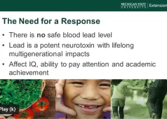 Michigan State University Extension: The Need for a Response with bullet points screenshot