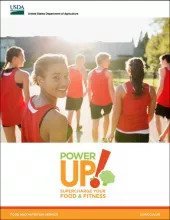youth in shorts and tank tops cover of Power UP
