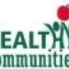 healthy communities logo with a red apple